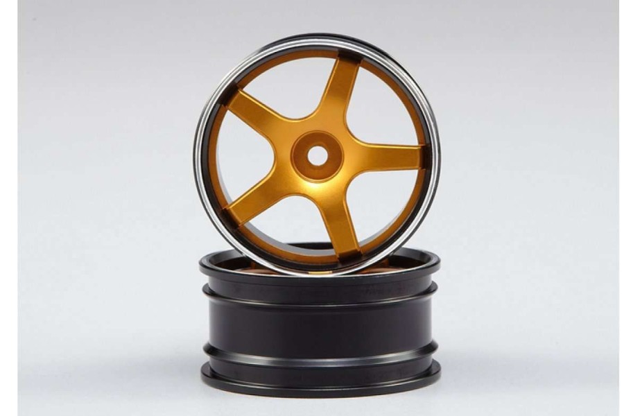 Spare Parts * | 48354Gld | Killerbody 1.9" Gold Aluminium Rims 2Pcs