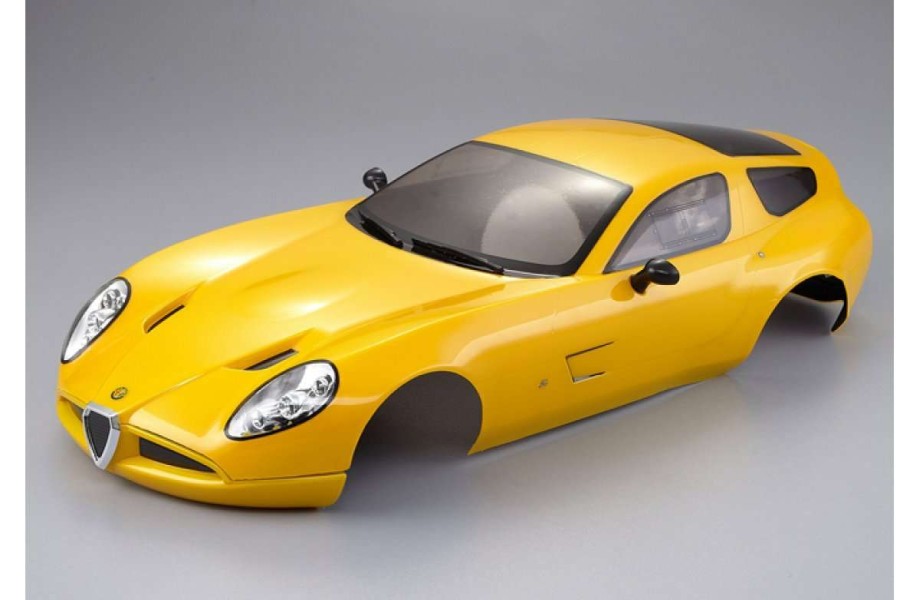 Spare Parts * | 48299 | Killerbody 1/10 Alfa Romeo Tz3 Corsa Yellow Painted Body Shell