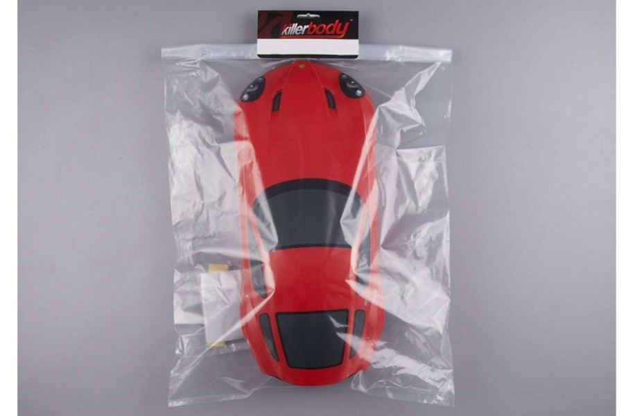 Spare Parts * | 48297 | Killerbody 1/10 Alfa Romeo Tz3 Corsa Red Painted Body Shell W/ Accessories