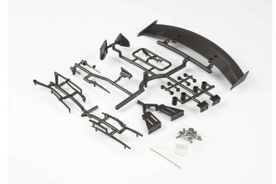 Accessories * | 48506 | Killerbody 1/10 Touring Car Carbon Fibre Pattern Body Shell Plastic Parts