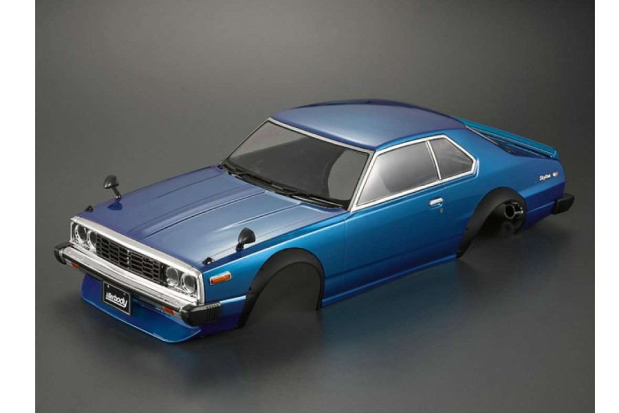 Spare Parts * | 48700 | Killerbody 1/10 1977 Nissan Skyline Hardtop 2000 Gt-Es Blue Painted Body Shell