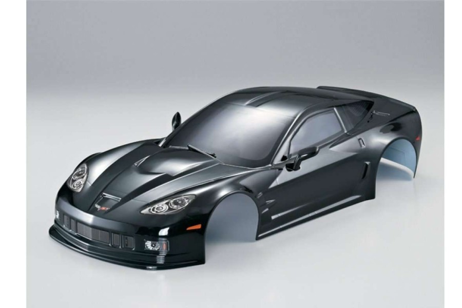 Spare Parts * | 48146 | Killerbody 1/10 Corvette Gt2 Black Painted Body Shell