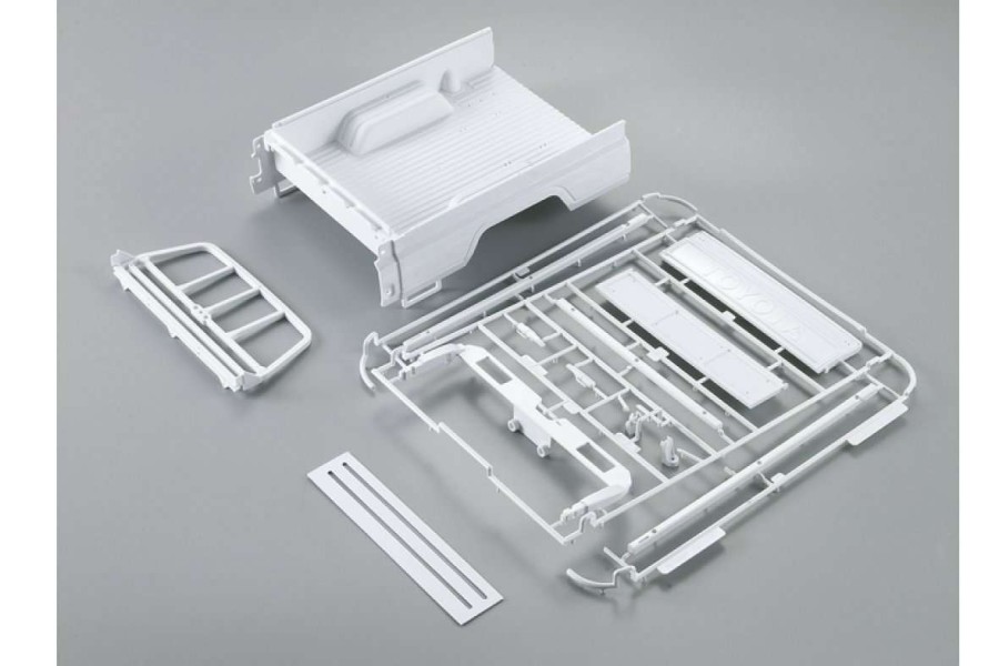 Spare Parts * | 48603 | Killerbody 1/10 White Toyota Land Cruiser 70 Truck Bed W/Bed Sides