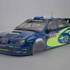 Spare Parts * | 48762 | Killerbody 1/10 Blue 2007 Subraru Impreza Wrc Painted Body Shell