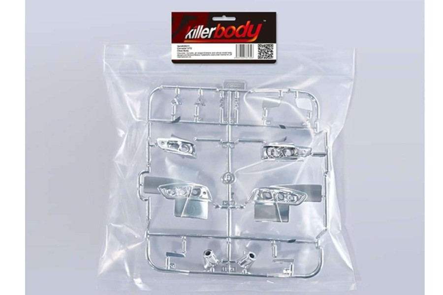 Accessories * | 48009 | Killerbody 1/10 Mitsubishi Evolution X Electroplated Light Bucket Set