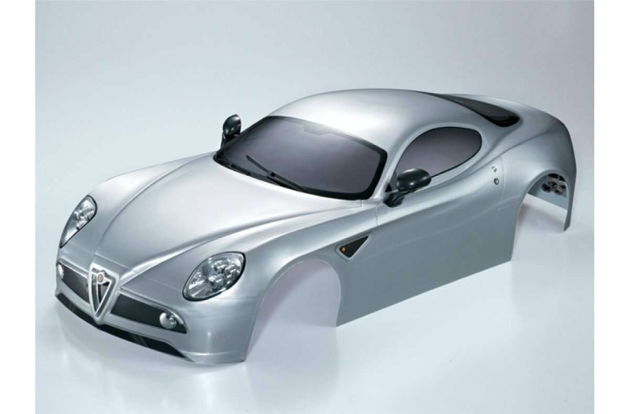 Spare Parts * | 48094 | Killerbody 1/7 Alfa Romeo 8C Silver Painted Body Shell