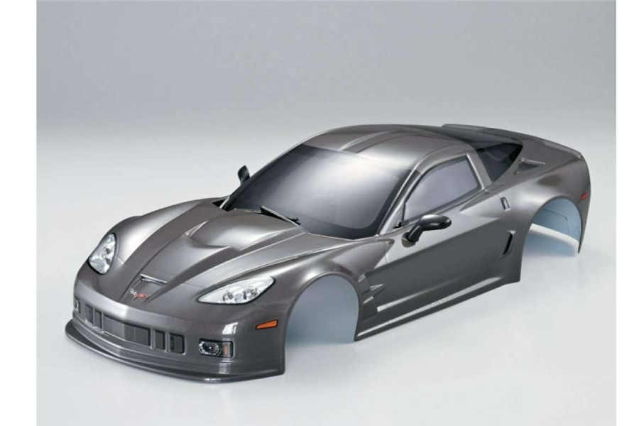 Spare Parts * | 48018 | Killerbody 1/10 Corvette Gt2 Silver Grey Painted Body Shell