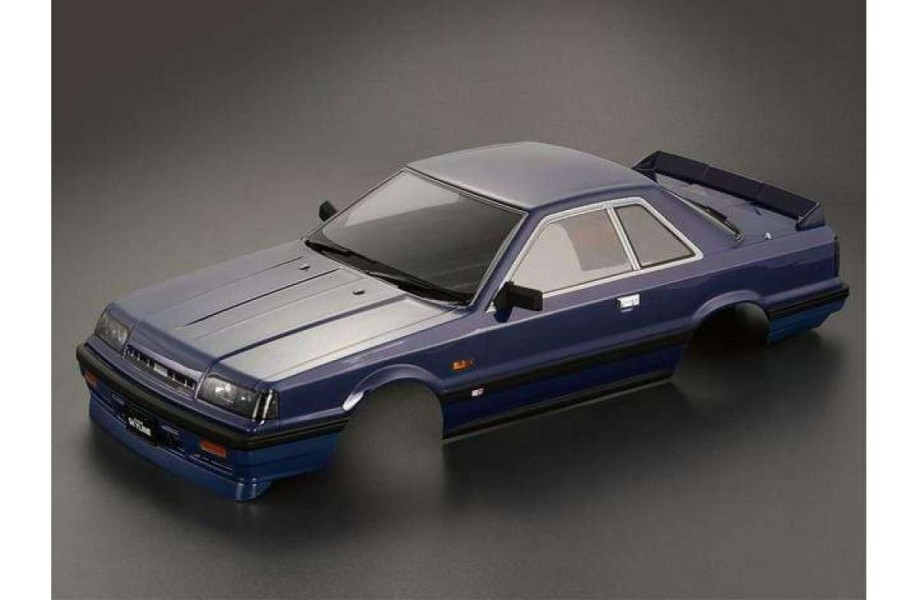 Spare Parts * | 48678 | Killerbody 1/10 Nissan Skyline R31 Blue Painted Body Shell W/ Decals