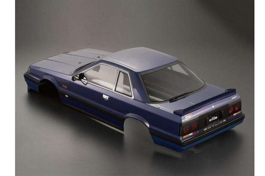 Spare Parts * | 48678 | Killerbody 1/10 Nissan Skyline R31 Blue Painted Body Shell W/ Decals