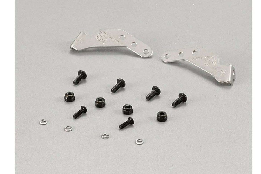 Spare Parts * | 48708 | Killerbody 1/10 Scx10 & Scx10 Ii Stainless Steel Bumper Mount Kit For 4.72" Tyres