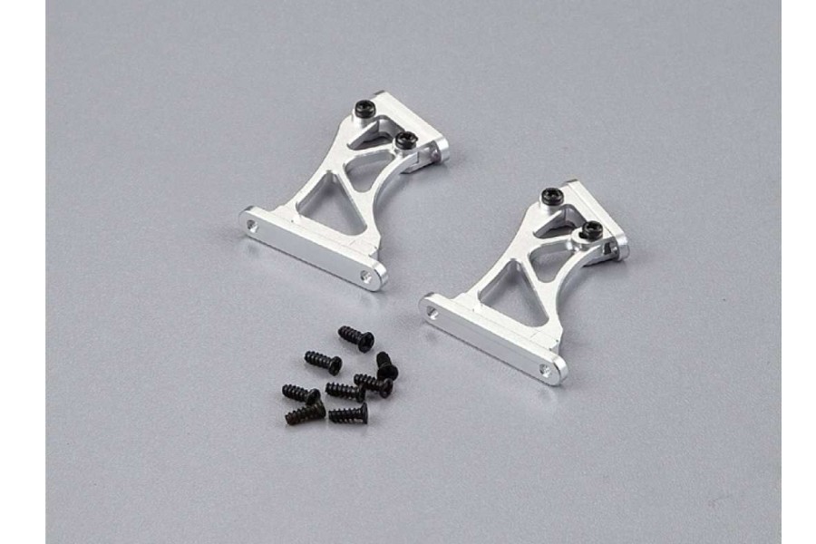 Spare Parts * | 48115Hsl | Killerbody 1/10 Silver Aluminium Rear Wing Mount