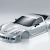 Spare Parts * | 48014 | Killerbody 1/10 Corvette Gt2 Silver Painted Body Shell