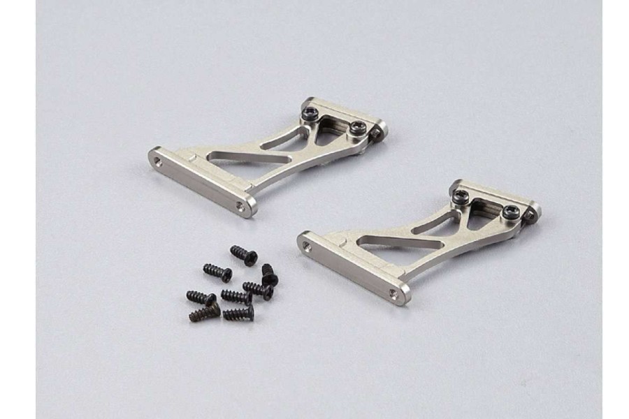 Spare Parts * | 48115Hgy | Killerbody 1/10 Grey Aluminium Rear Wing Mount