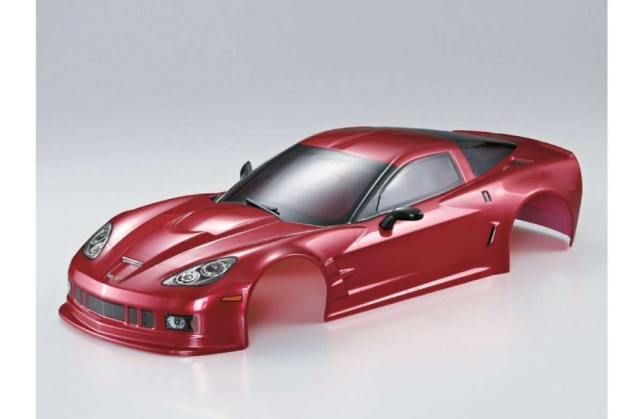 Spare Parts * | 48148 | Killerbody 1/10 Corvette Gt2 Iron Oxide Red Painted Body Shell