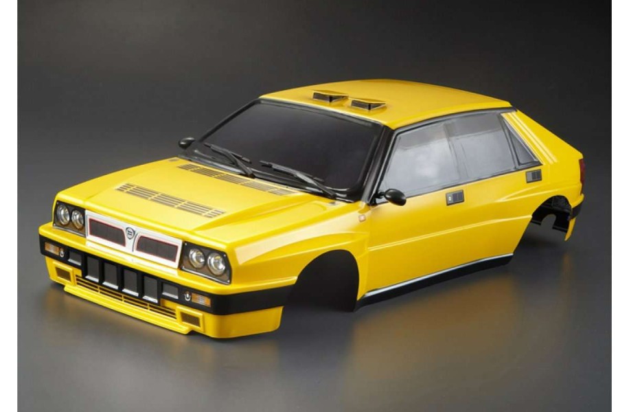 Spare Parts * | 48385 | Killerbody 1/10 Lancia Delta Hf Integrale 16V Yellow Painted Body Shell