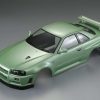 Spare Parts * | 48646 | Killerbody 1/10 Nissan Skyline R34 Champagne Green Painted Body Shell