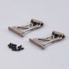 Spare Parts * | 48111Hgy | Killerbody 1/10 Grey Aluminium Rear Wing Mount