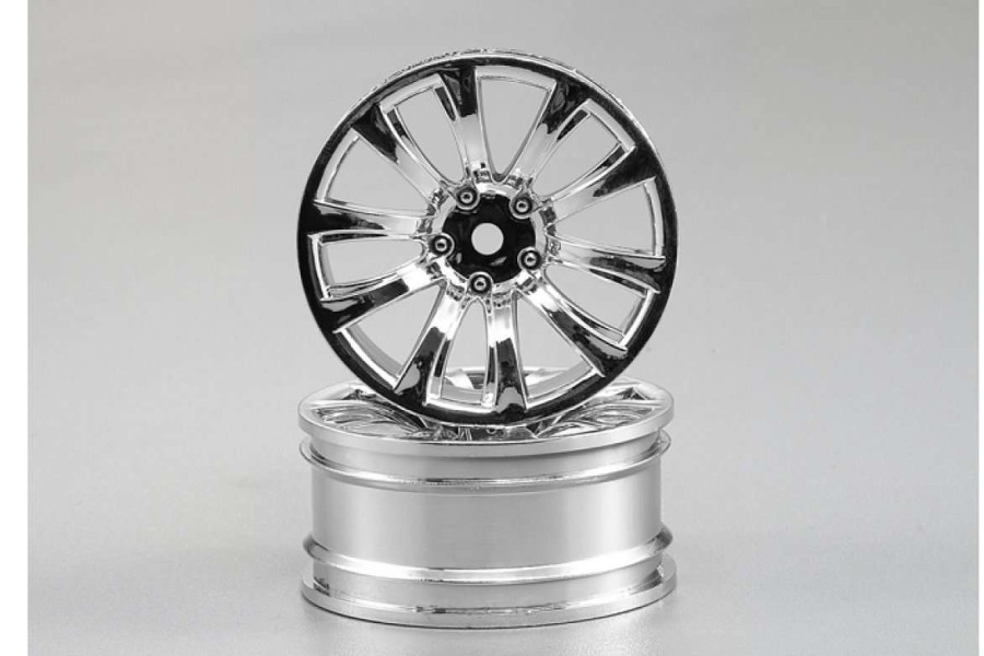 Spare Parts * | 48265 | Killerbody 1.9" Chrome T-Drift Rims 4Pcs W/ 3Mm Offset