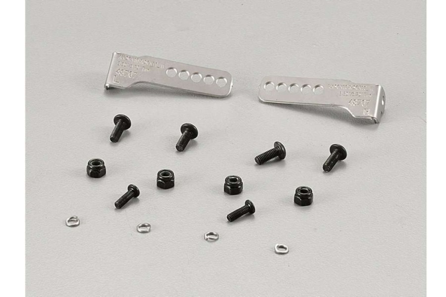 Spare Parts * | 48707 | Killerbody 1/10 Scx10 & Scx10 Ii Stainless Steel Bumper Mount Kit For 3.35"/3.75" Tyres