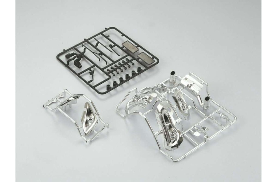 Spare Parts * | 48580 | Killerbody Chrome & Black 1/10 Toyota 86 Parts Set