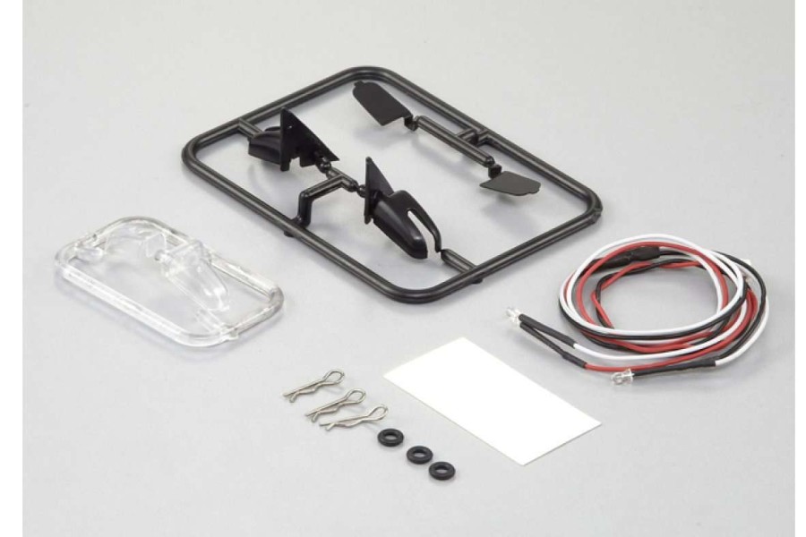 Electronics * | 48357 | Killerbody 1/10 Touring Car Wing Mirror W/ Led Light Unit Set