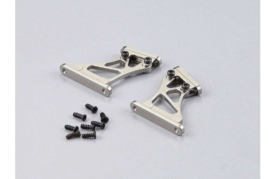 Spare Parts * | 48115Mgy | Killerbody 1/10 Grey Aluminium Rear Wing Mount