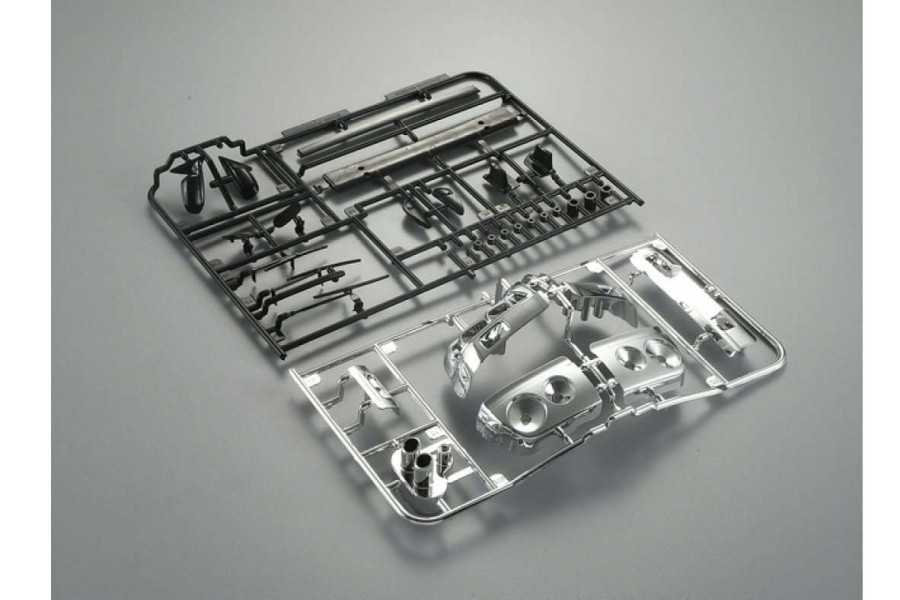 Spare Parts * | 48647 | Killerbody Chrome & Black 1/10 Nissan Skyline R34 Parts Set