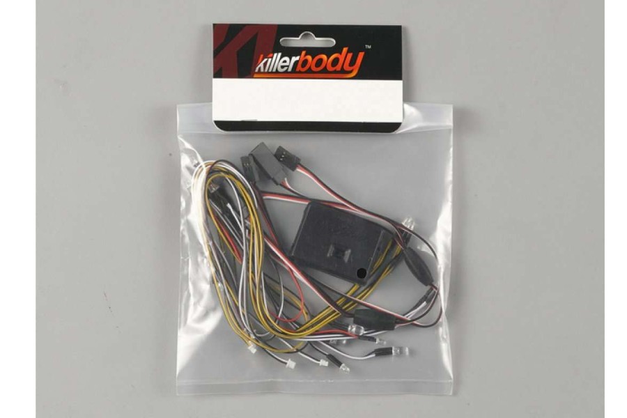 Electronics * | 48706 | Killerbody Led Unit Set W/ Control Box 14 Leds (3Mm: 10 Leds; 5Mm: 4 Leds)