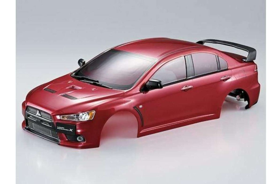 Spare Parts * | 48003 | Killerbody 1/10 Mitsubishi Evolution X Red Painted Body Shell