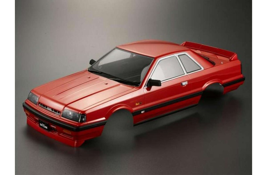 Spare Parts * | 48677 | Killerbody 1/10 Nissan Skyline R31 Red Painted Body Shell W/ Decals