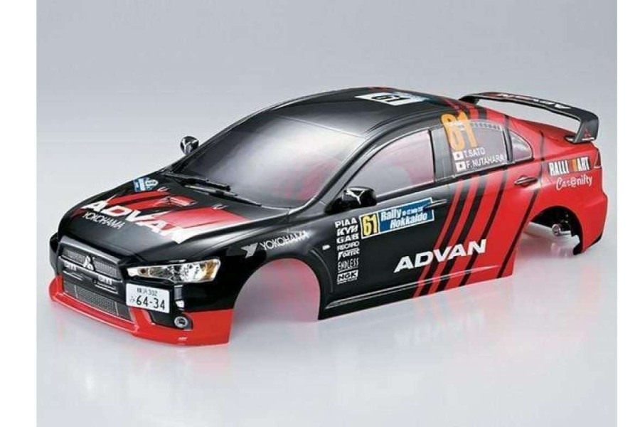 Spare Parts * | 48002 | Killerbody 1/10 Mitsubishi Evolution X Rally Painted Body Shell