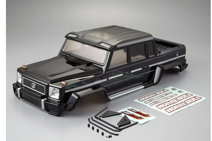 Spare Parts * | 48338 | Killerbody 1/10 Horri-Bull Crawler Black Painted Body Shell