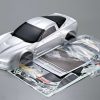 Spare Parts * | 48143 | Killerbody 1/10 Corvette Gt2 Silver Painted Body Shell W/ Decal Sheet