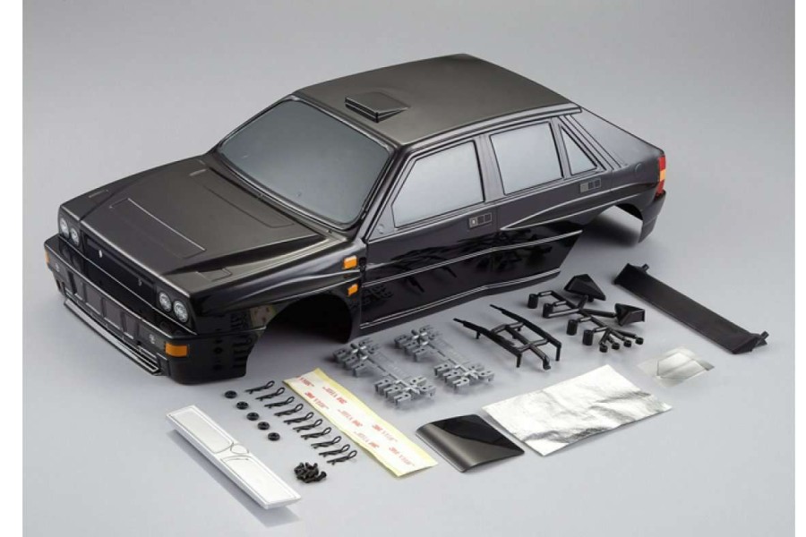 Spare Parts * | 48289 | Killerbody 1/10 Lancia Delta Hf Integrale Red Painted Body Shell W/ Accessories