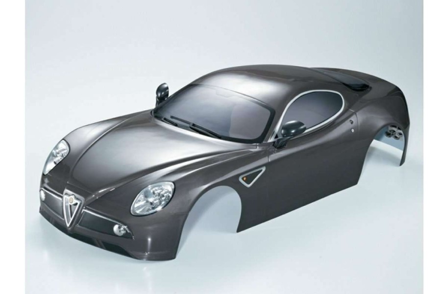 Spare Parts * | 48095 | Killerbody 1/7 Alfa Romeo 8C Silver Grey Painted Body Shell