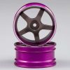 Spare Parts * | 48354Sigy | Killerbody 1.9" Magenta/Gun Metal Aluminium T-Drift Rims 2Pcs