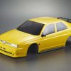 Electronics * | 48474 | Killerbody 1/10 Alfa Romeo 155 Gta Yellow Painted Body Shell W/ Light Bucket Assembly