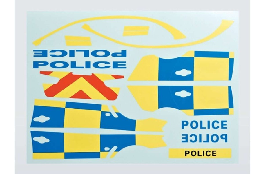 Accessories * | 48127 | Killerbody Decal Sheet Police Car