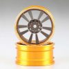 Spare Parts * | 48491Sigy | Killerbody 1.9" Gold/Gun Metal Aluminium T-Drift Rims 2Pcs