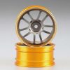 Spare Parts * | 48490Sigy | Killerbody 1.9" Gold/Gun Metal Aluminium T-Drift Rims 2Pcs